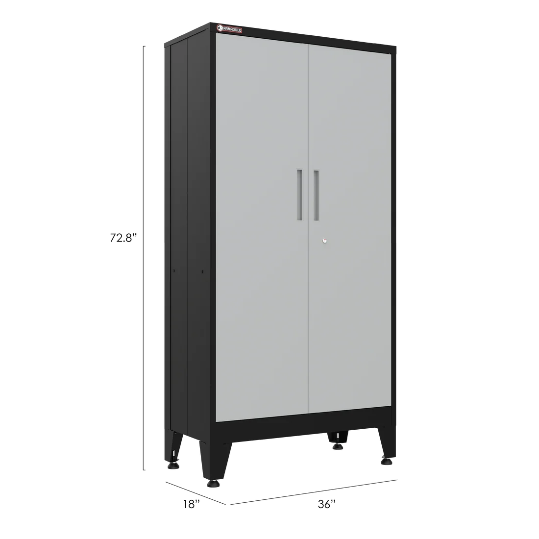 Armadillo Tough Garage Gear Locker in gray