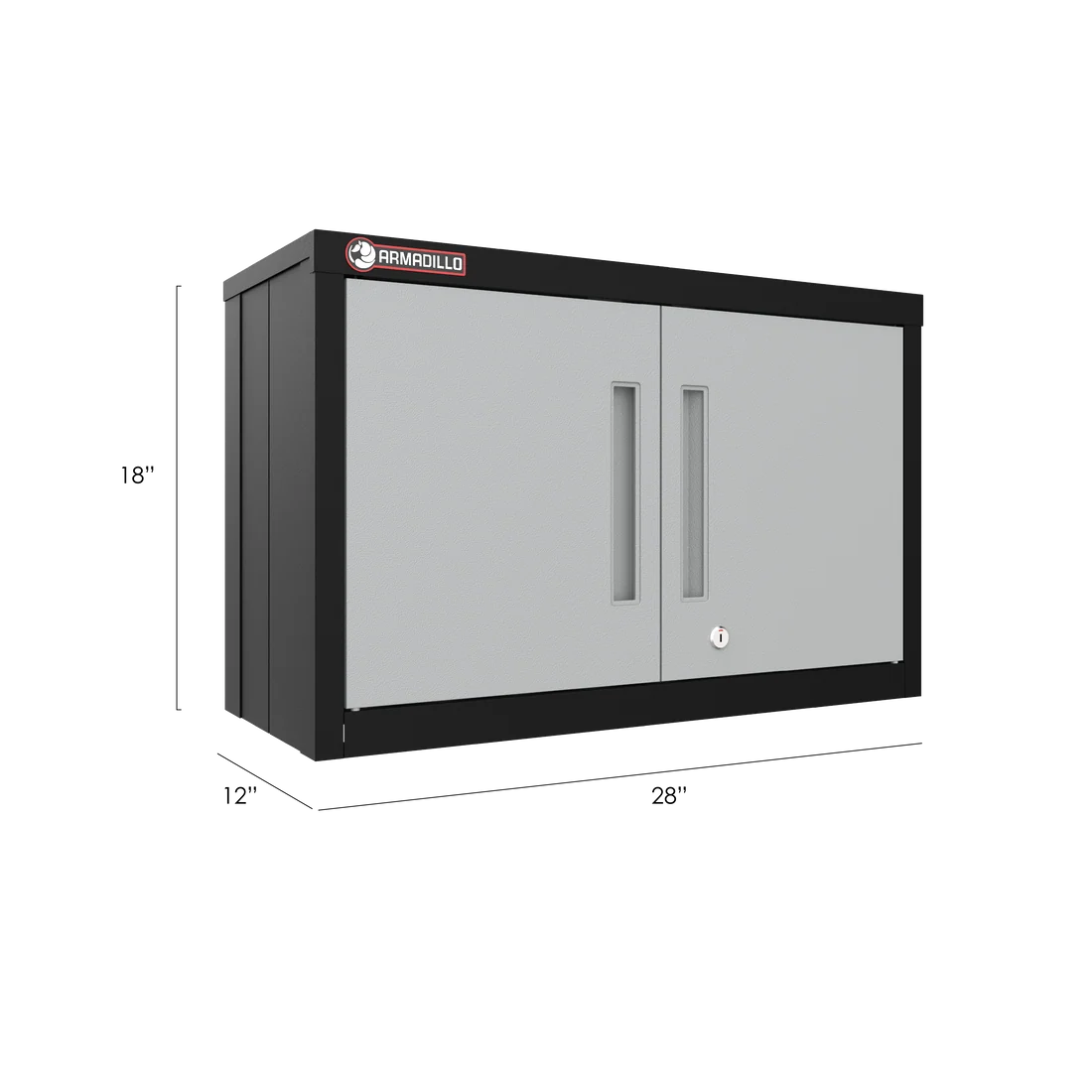 Armadillo Tough garage wall cabinet in gray